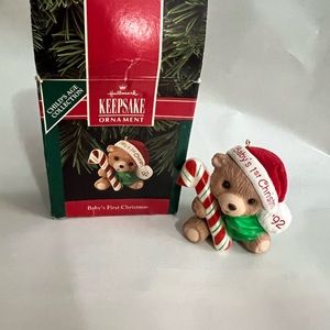 Hallmark Vintage Baby’s First Christmas 1992
